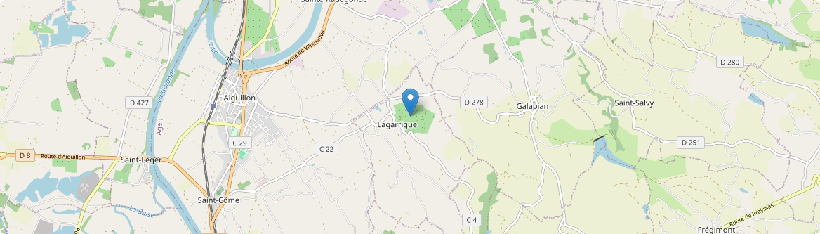 Lagarrigue - Carte