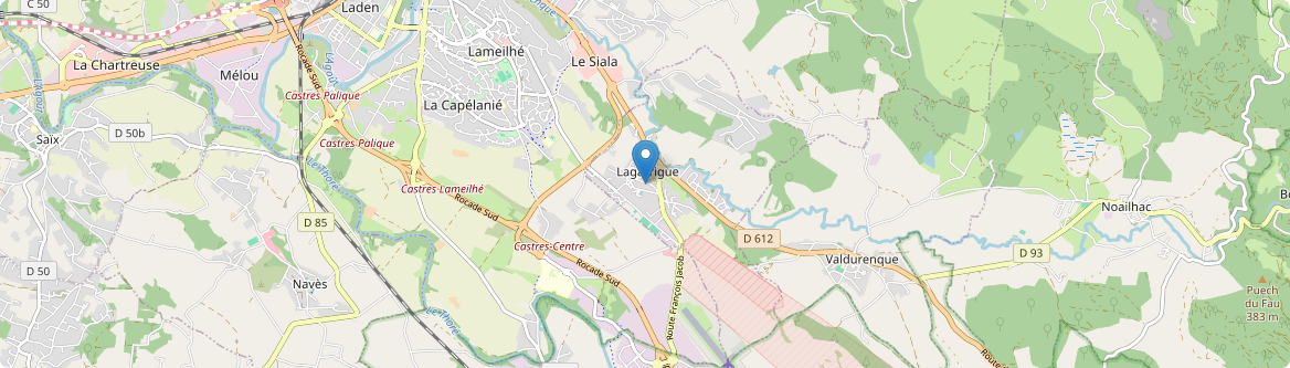 Lagarrigue - Carte