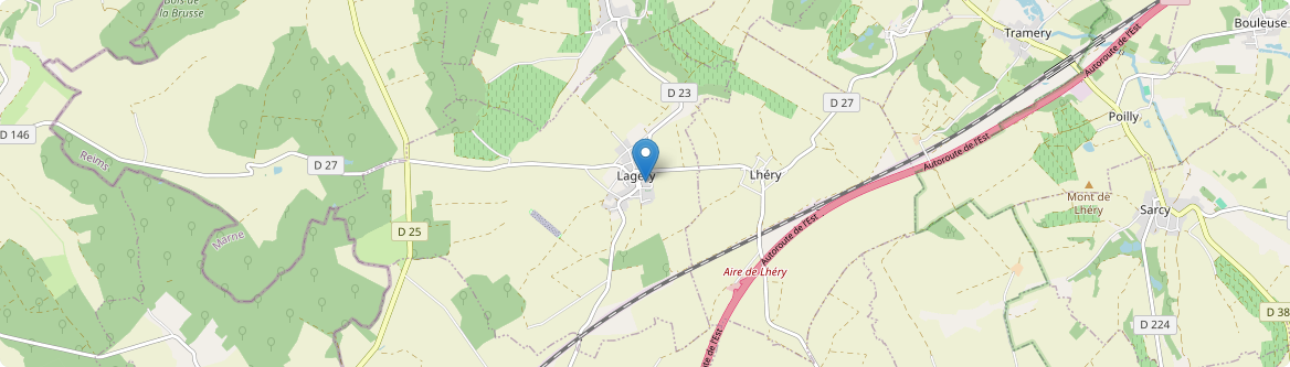 Lagery - Carte
