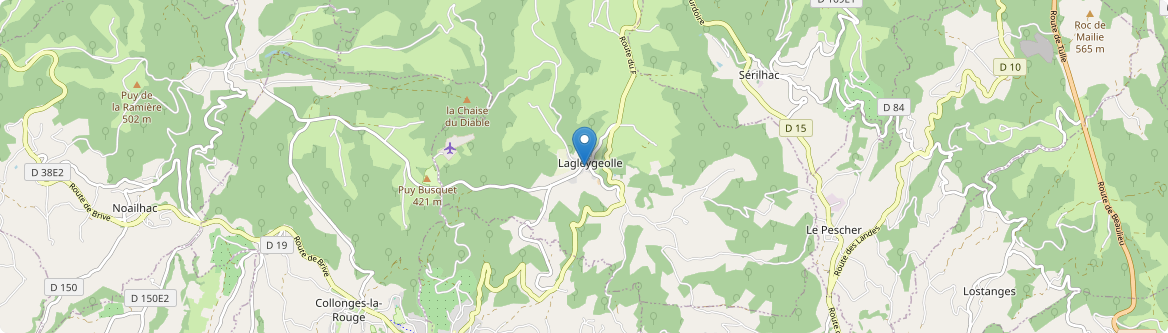 Lagleygeolle - Carte