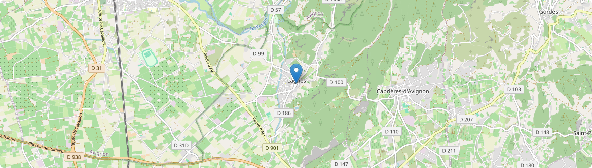 Lagnes - Carte