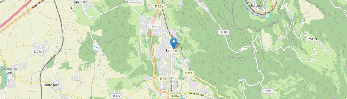 Lagnieu - Carte