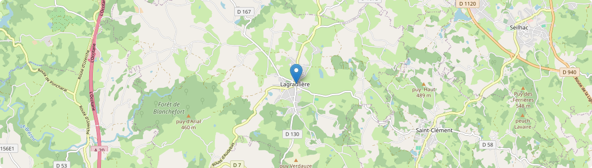 Lagraulière - Carte