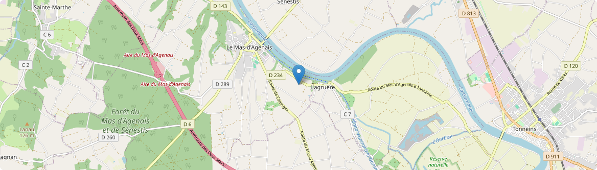 Lagruère - Carte