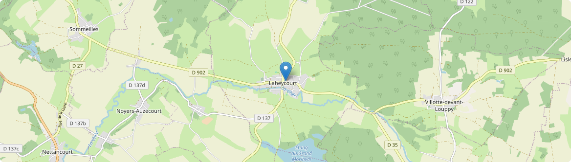 Laheycourt - Carte