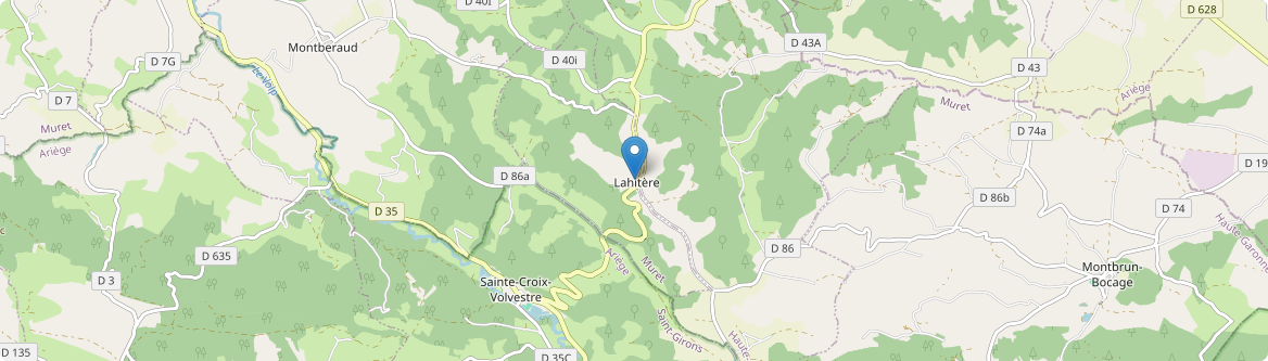 Lahitère - Carte