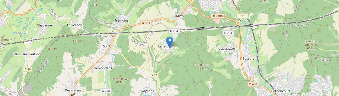 Laire - Carte
