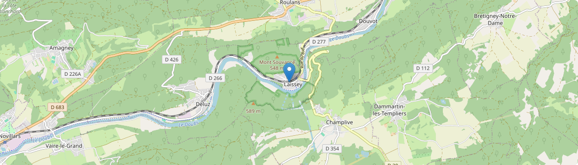 Laissey - Carte