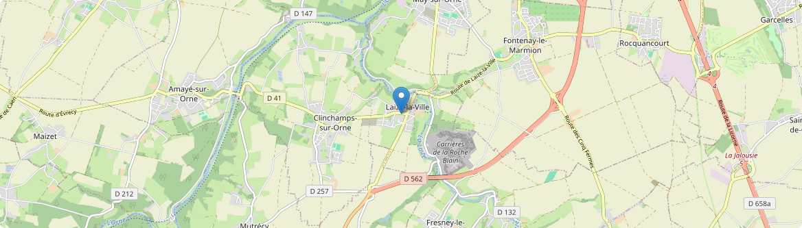 Laize-Clinchamps - Carte