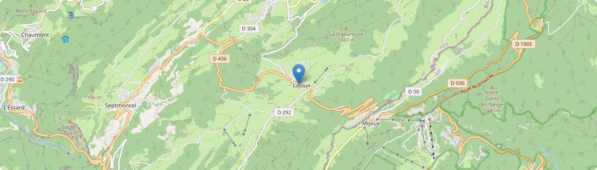 Lajoux - Carte
