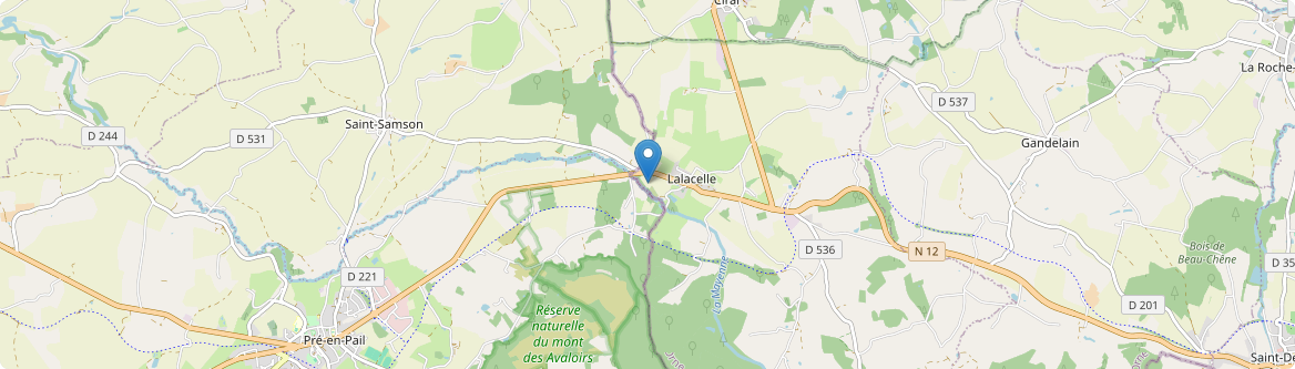 Lalacelle - Carte