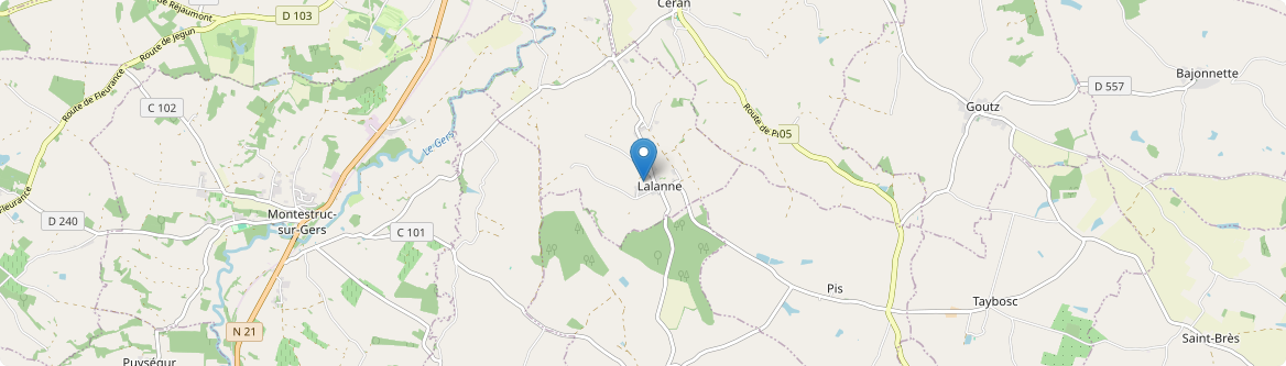 Lalanne - Carte