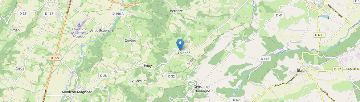 Lalanne - Carte