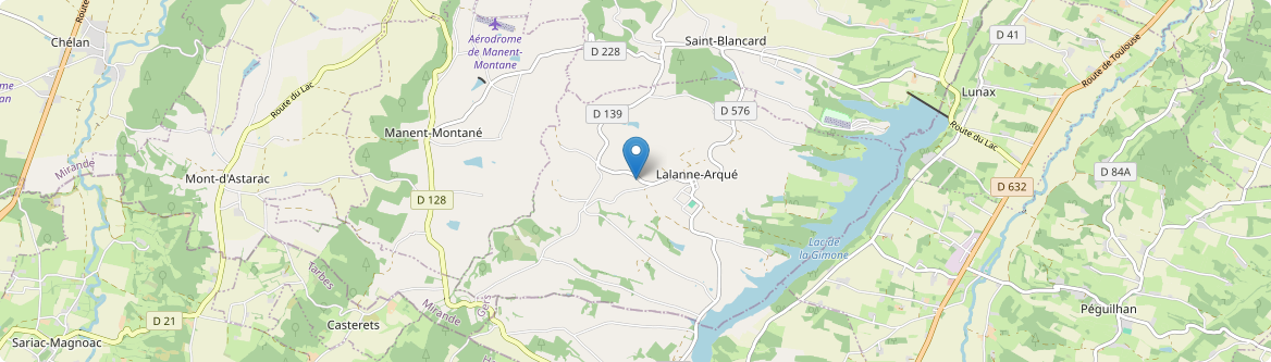 Lalanne-Arqué - Carte