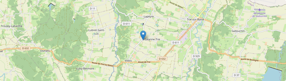 Lalanne-Trie - Carte