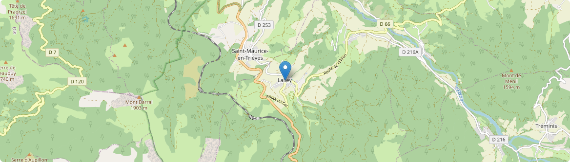 Lalley - Carte