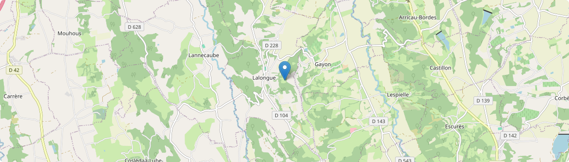 Lalongue - Carte