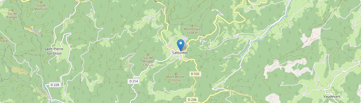 Lalouvesc - Carte
