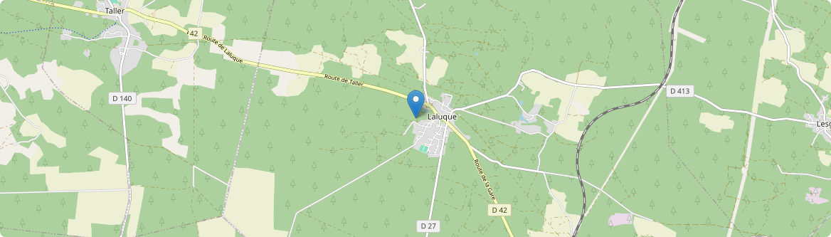 Laluque - Carte
