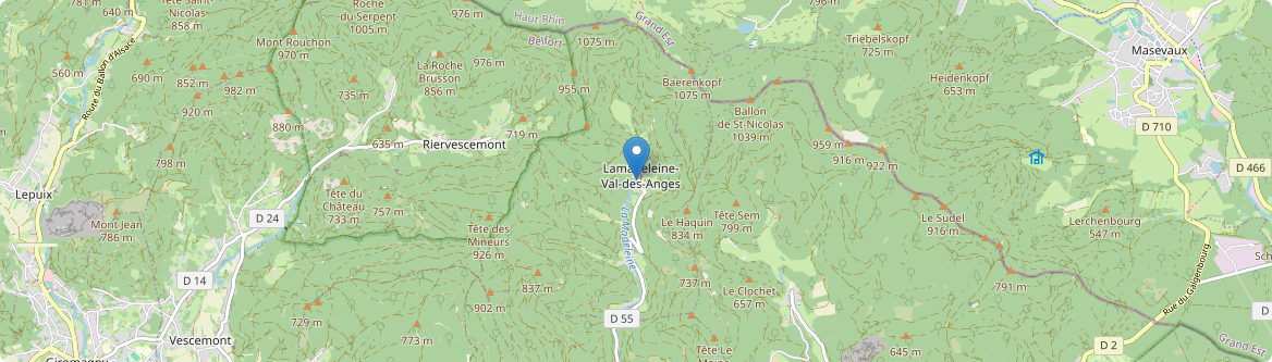 Lamadeleine-Val-des-Anges - Carte
