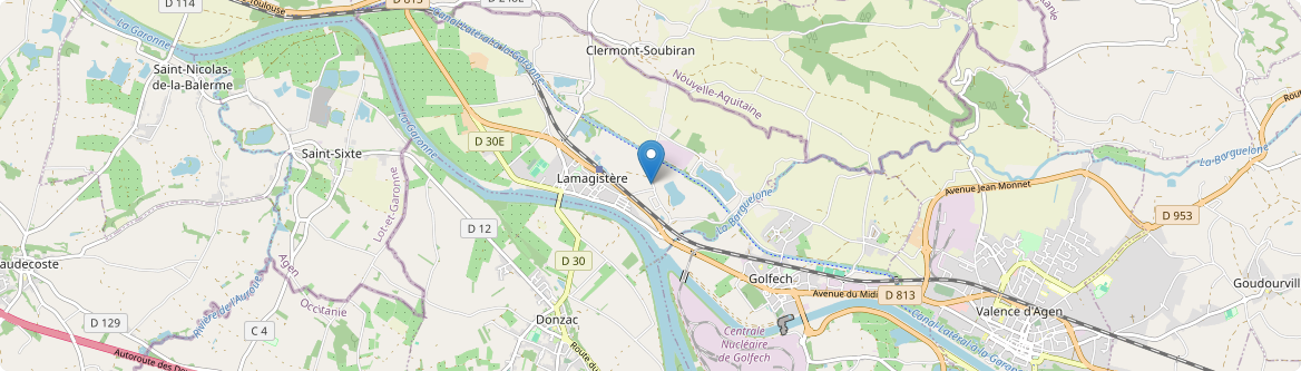 Lamagistère - Carte