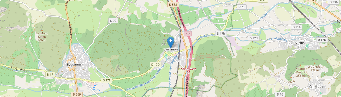 Lamanon - Carte