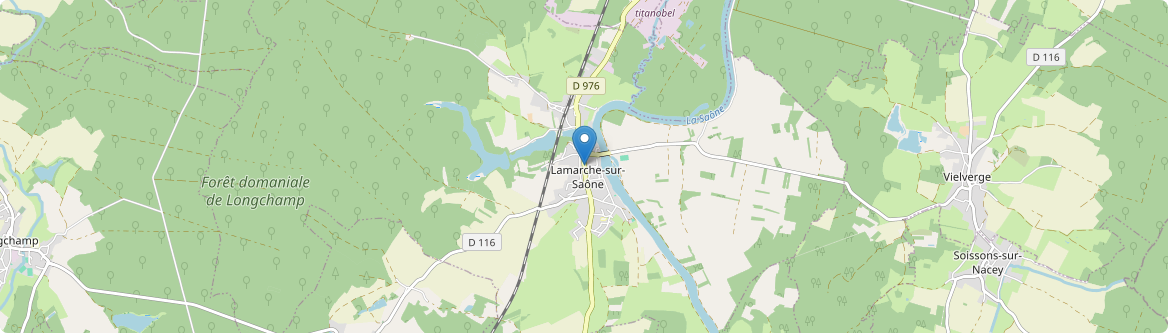 Lamarche-sur-Saône - Carte