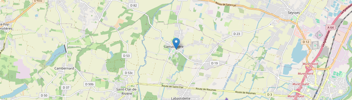 Lamasquère - Carte