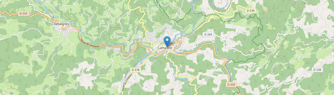 Lamastre - Carte