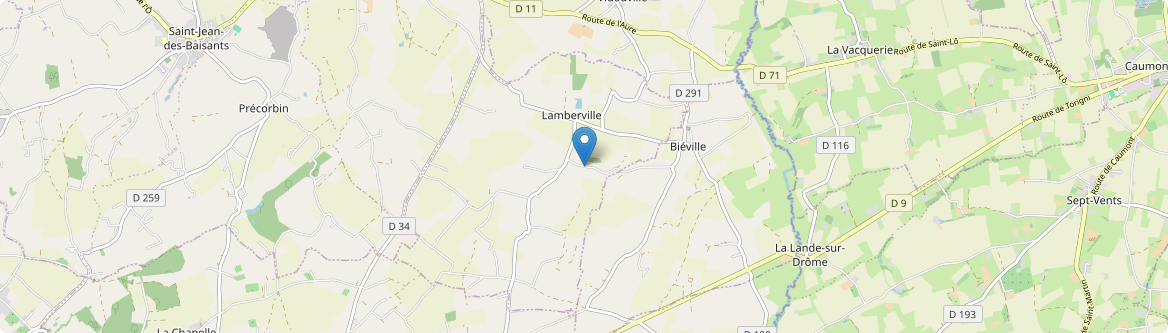 Lamberville - Carte