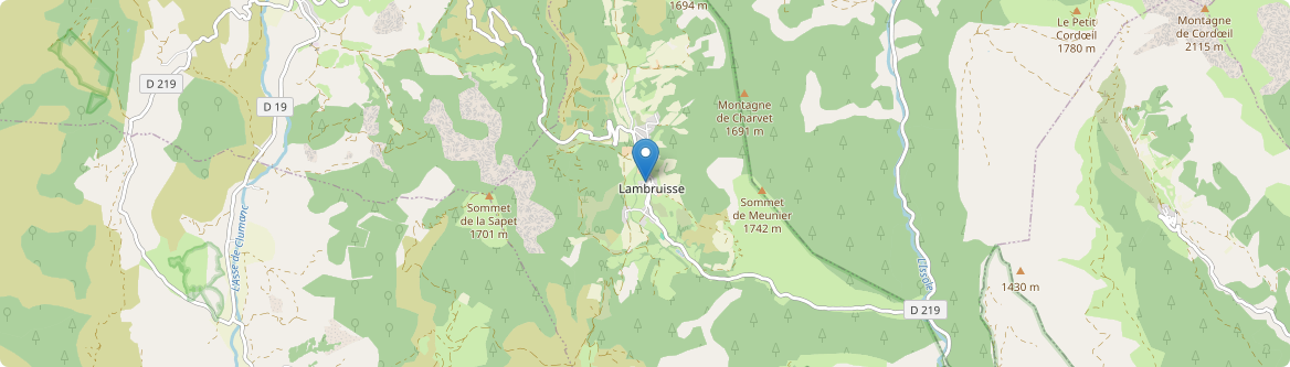 Lambruisse - Carte