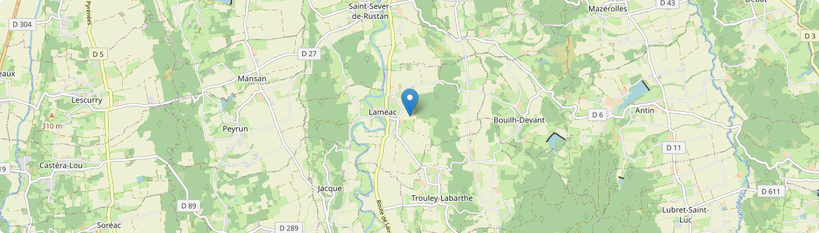 Laméac - Carte