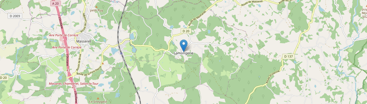 Lamongerie - Carte