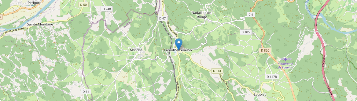 Lamothe-Fénelon - Carte