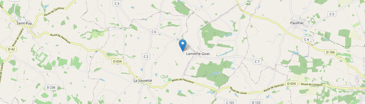 Lamothe-Goas - Carte