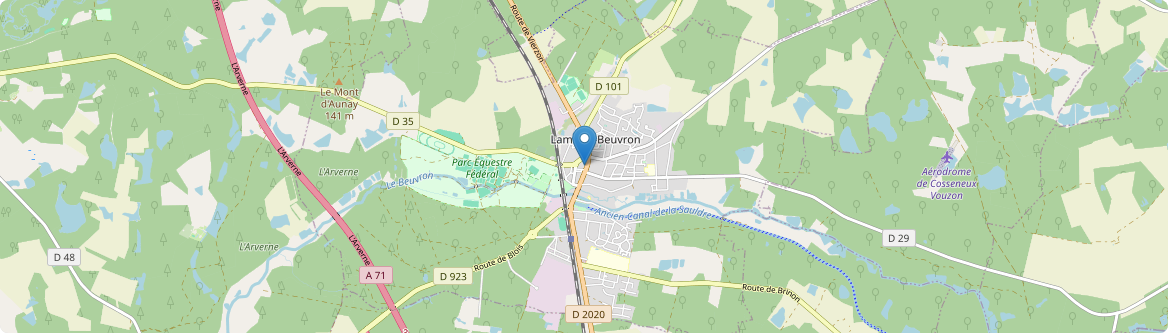 Lamotte-Beuvron - Carte