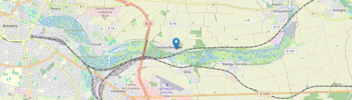 Lamotte-Brebière - Carte