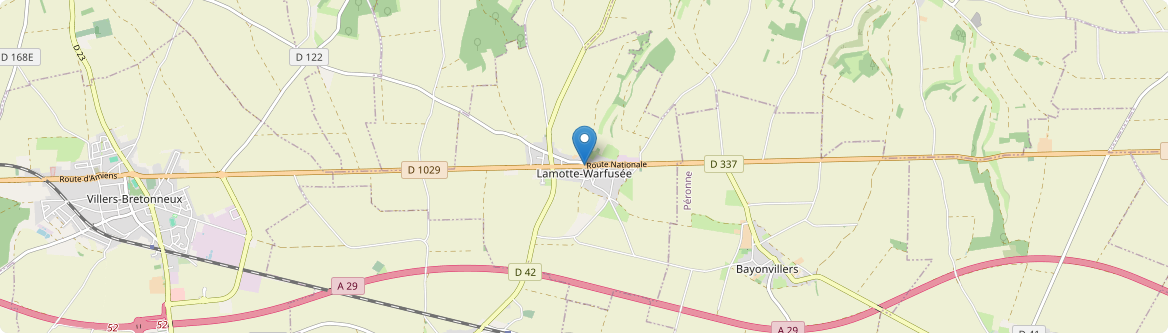 Lamotte-Warfusée - Carte