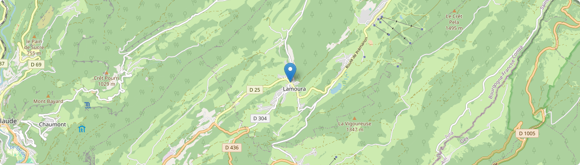 Lamoura - Carte