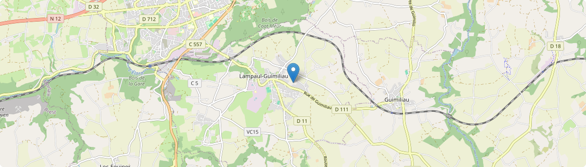 Lampaul-Guimiliau - Carte