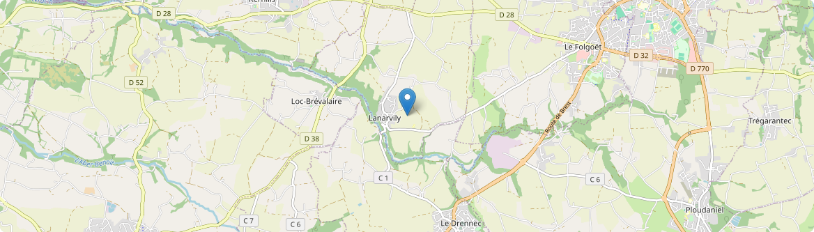Lanarvily - Carte