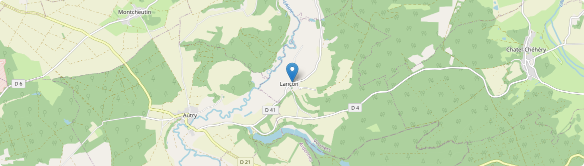 Lançon - Carte