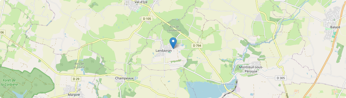 Landavran - Carte