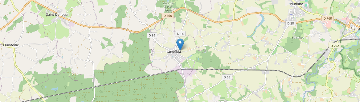 Landébia - Carte