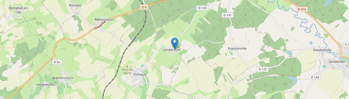 Landécourt - Carte