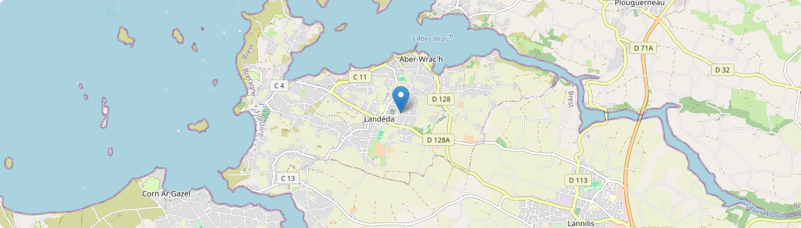 Landéda - Carte
