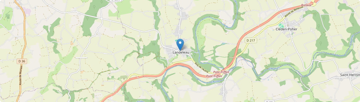Landeleau - Carte