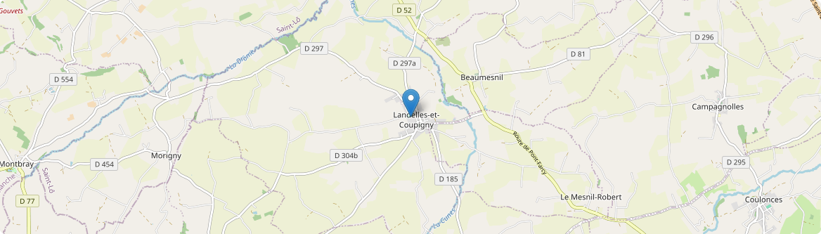 Landelles-et-Coupigny - Carte