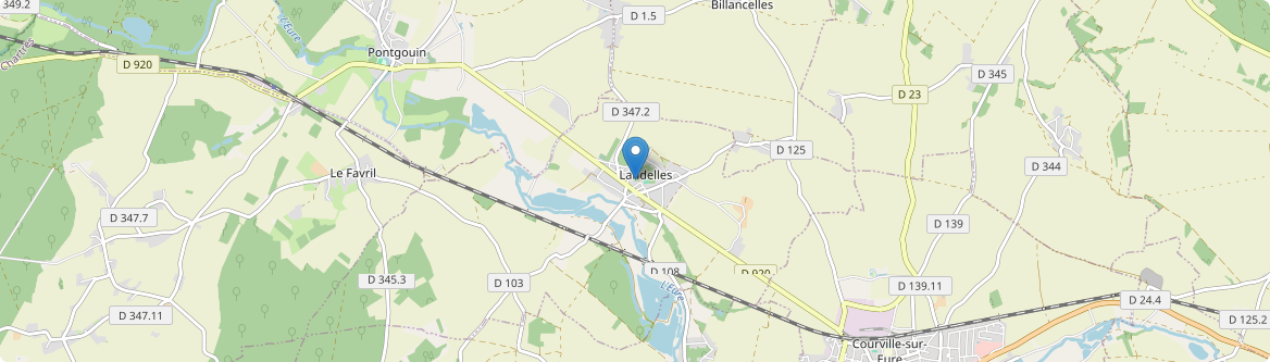Landelles - Carte