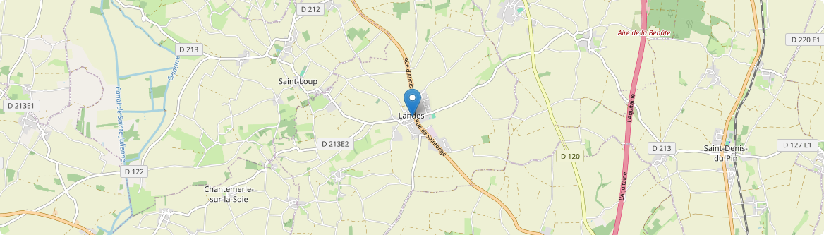 Landes - Carte